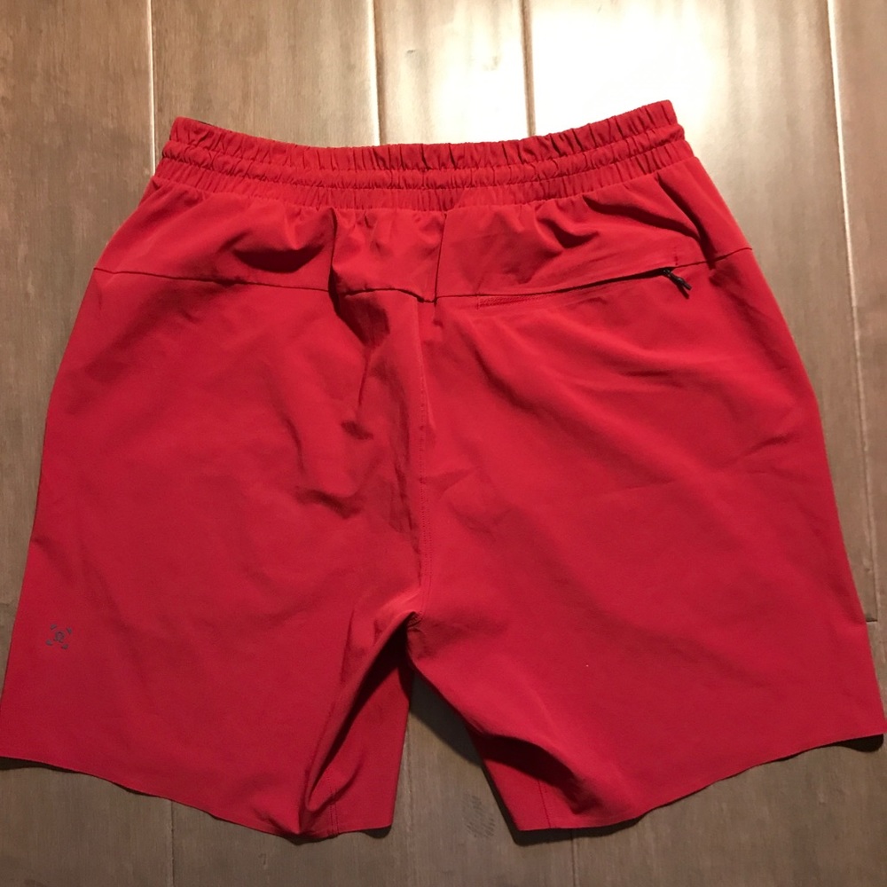 Lululemon red 5” inseam c5 yoga lounge short